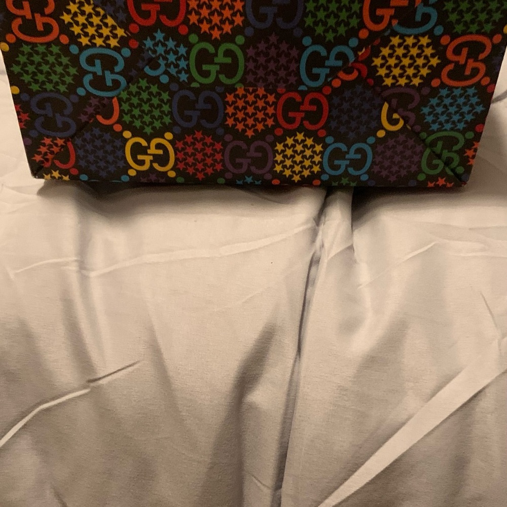 Gucci PSYCHEDELIC  Multicolor GG Pattern Tote Bag - Picture 3 of 3